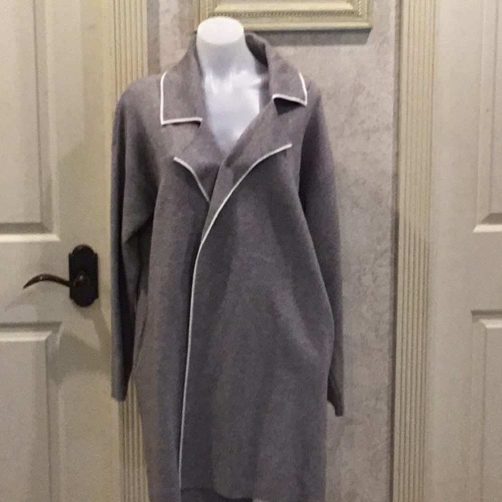 Zara gray coat with pockets